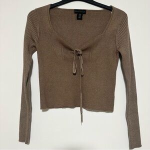 House of Harlow 1960 Metallics Long Sleeve Top Medium